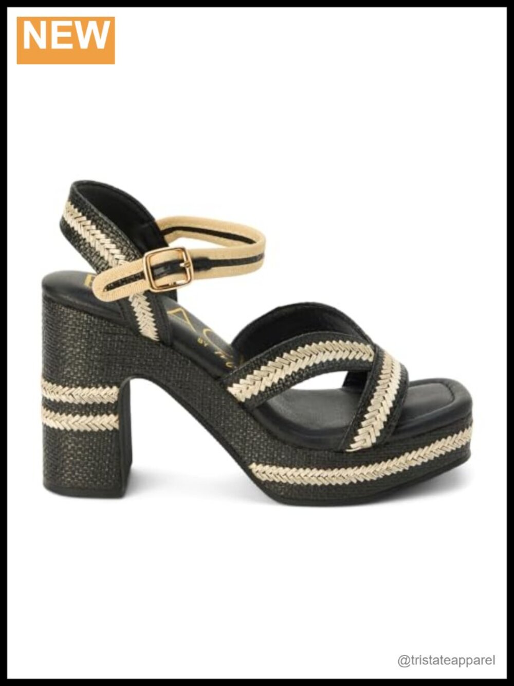 Raffia Platform Ankle Strap Heeled Sandals Casual 4.25 In Heel
